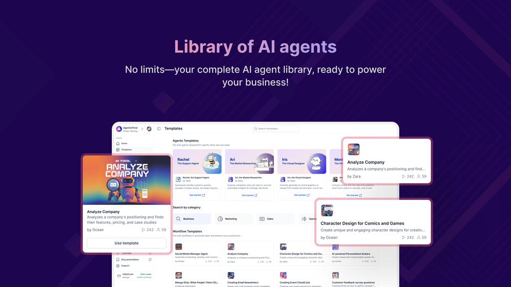 AgenticFlow - Build sales and marketing AI agents | AppSumo