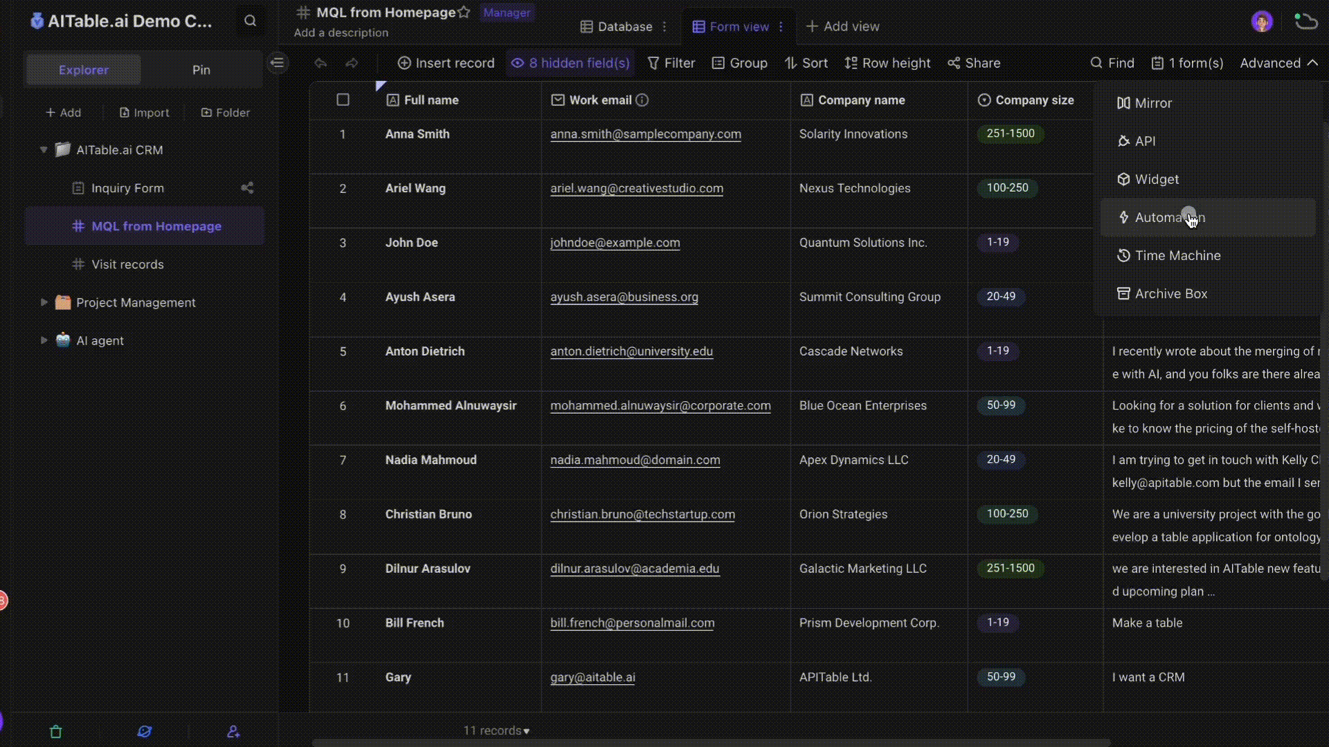 Aitable ai build custom databases with ai appsumo