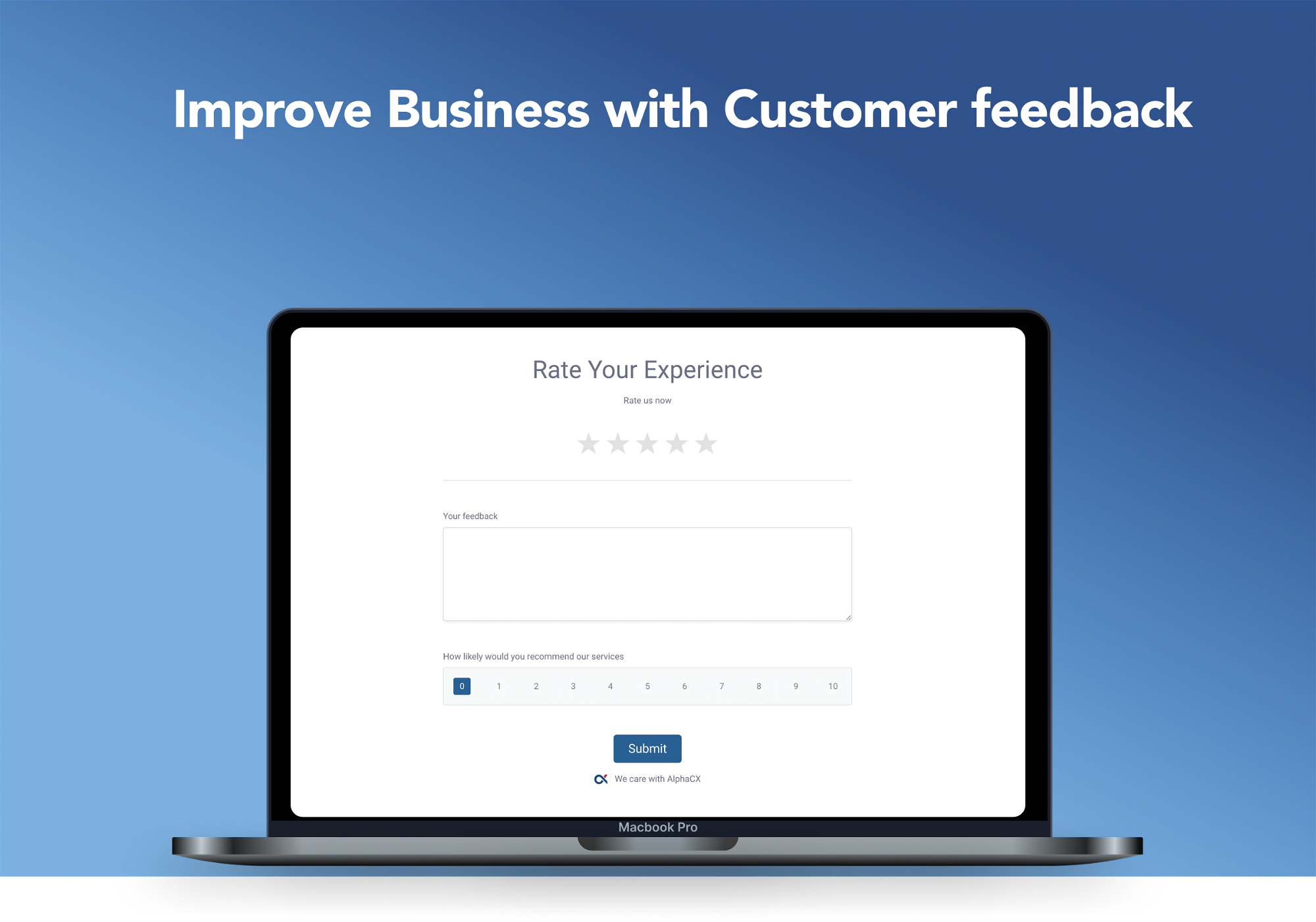 Customer feedback survey