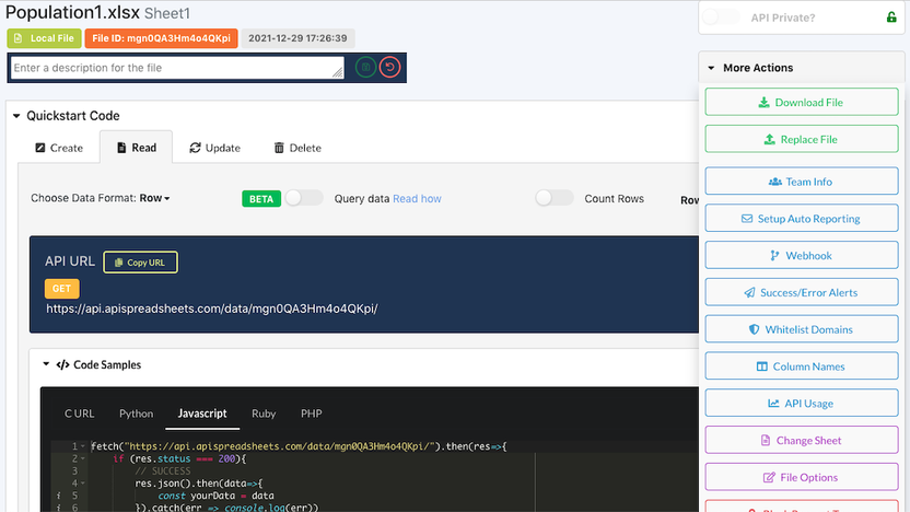One Call Api Spreadsheet API Spreadsheets - Create spreadsheet importers | AppSumo