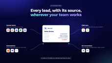 A lead with its source sent to email, Slack, Teams, HubSpot, GoHighLevel, Zapier, Make, Google Ads and Meta thumbnail