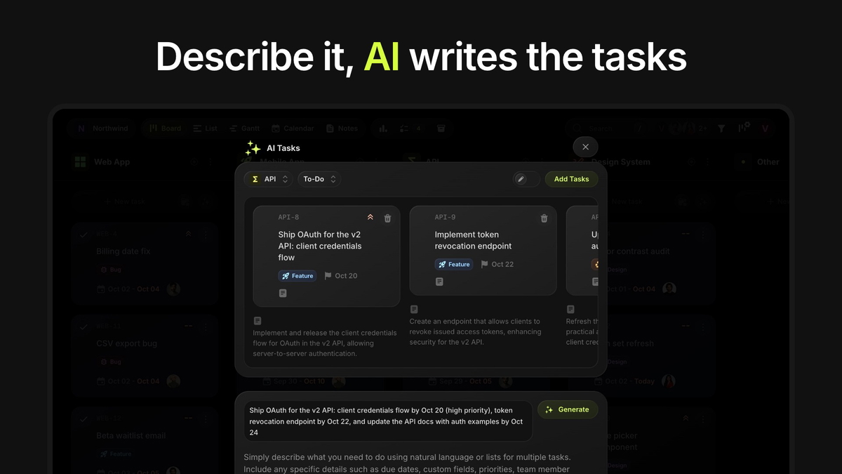 Let AI agents work your board alongside your team
