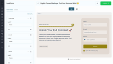 Optimize your lead capture form to gather emails, phones, or custom data right before revealing results thumbnail