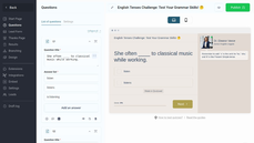 Craft engaging multi-step questions with text, images, or scoring to capture user attention thumbnail