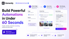 Build Instagram and Facebook comment-to-DM automations in under 60 seconds. Choose trigger keywords, apply automations to current and future posts, customize messages, and start capturing leads with an easy no-code automation builder. thumbnail