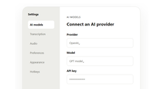 Supports multiple AI integrations, custom Hotkeys and answer preferences thumbnail
