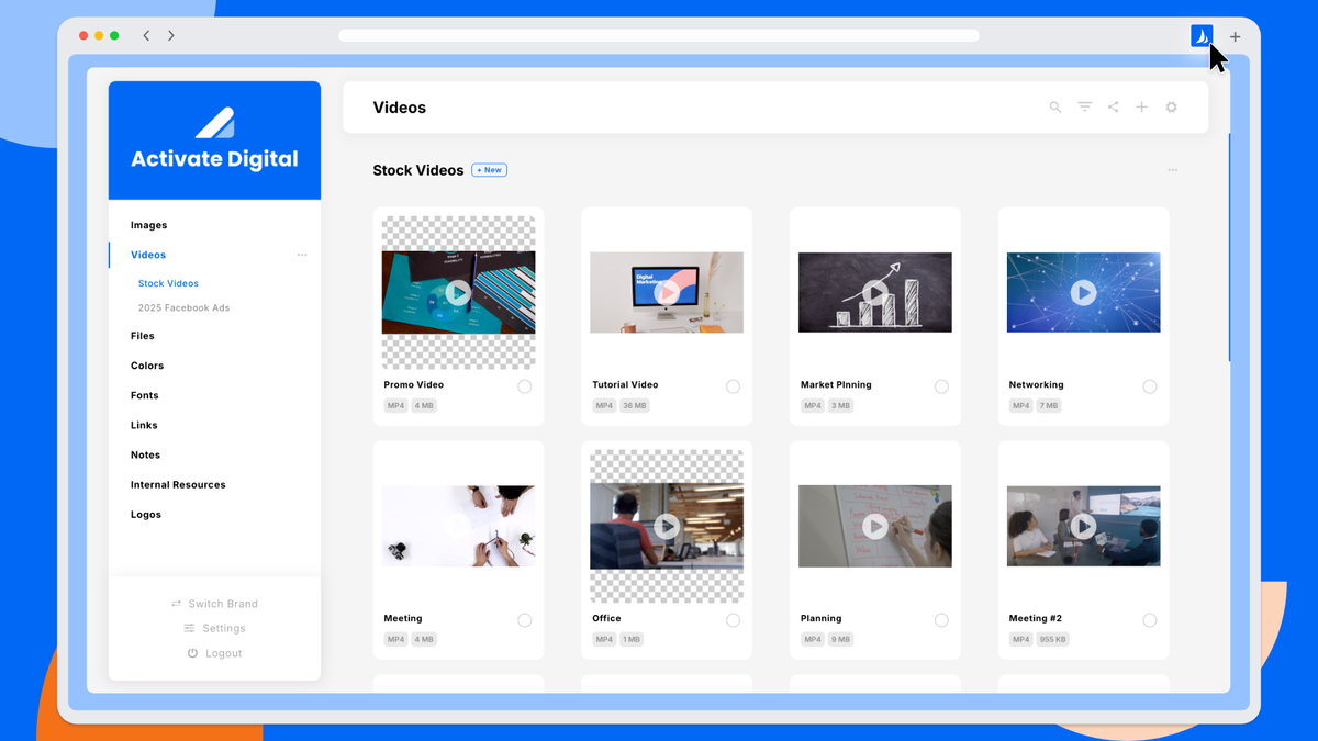 Access your assets anywhere
