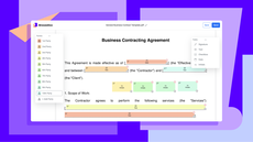 Business contracting agreement thumbnail
