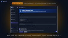 RTILA X standalone bot export feature lets users compile automations into branded, password-protected software for clients. thumbnail