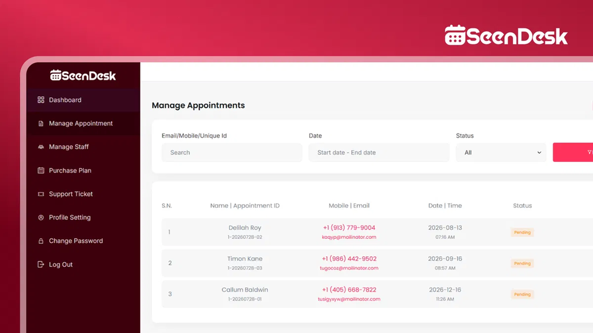 Transform the Way You Manage Appointments