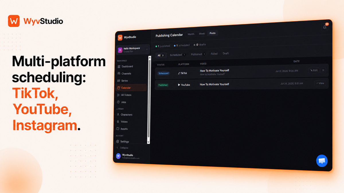 Publish everywhere from one project