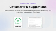 Pressdeck - get smart PR suggestions thumbnail