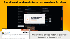 One Click and all your bookmark into Savebase thumbnail