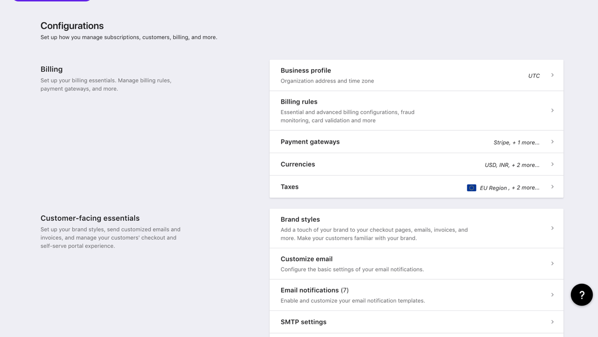 Billing essentials