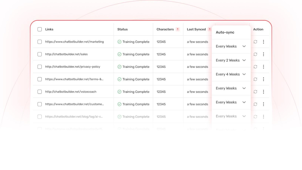Auto-update your training data