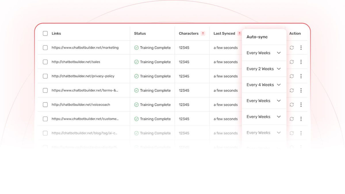 Auto-update your training data