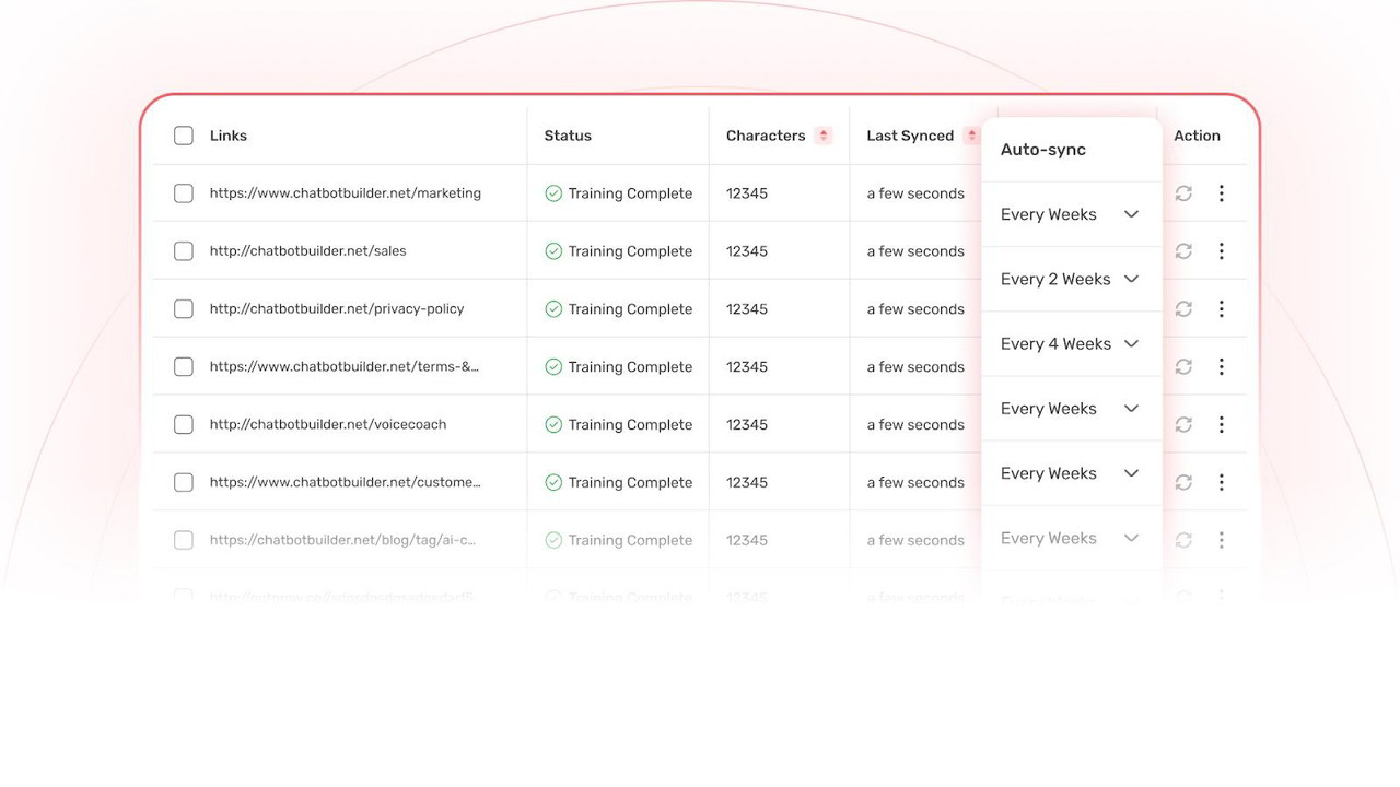 Auto-update your training data