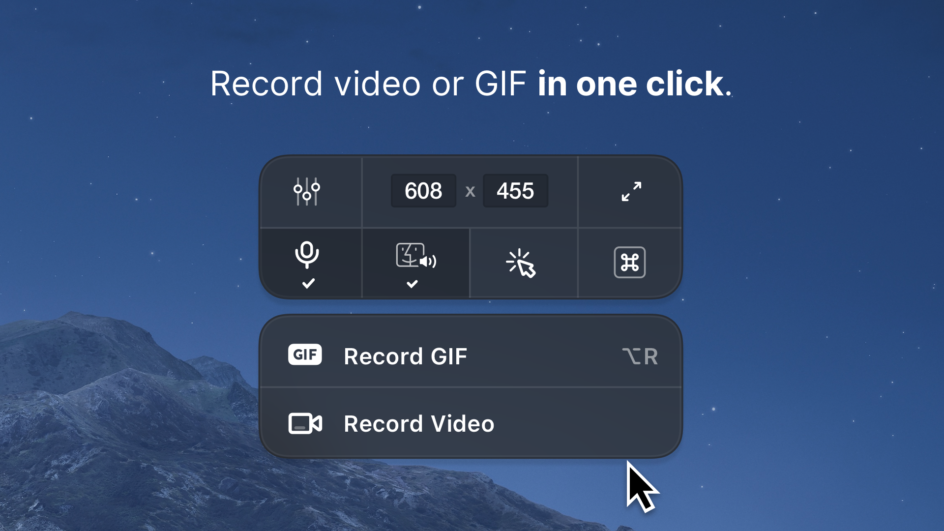 Screen recording