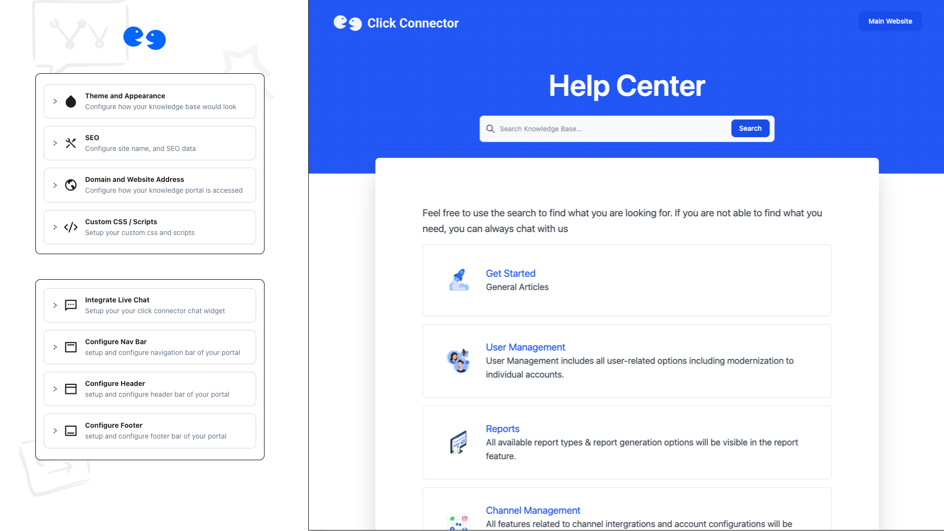 Help center