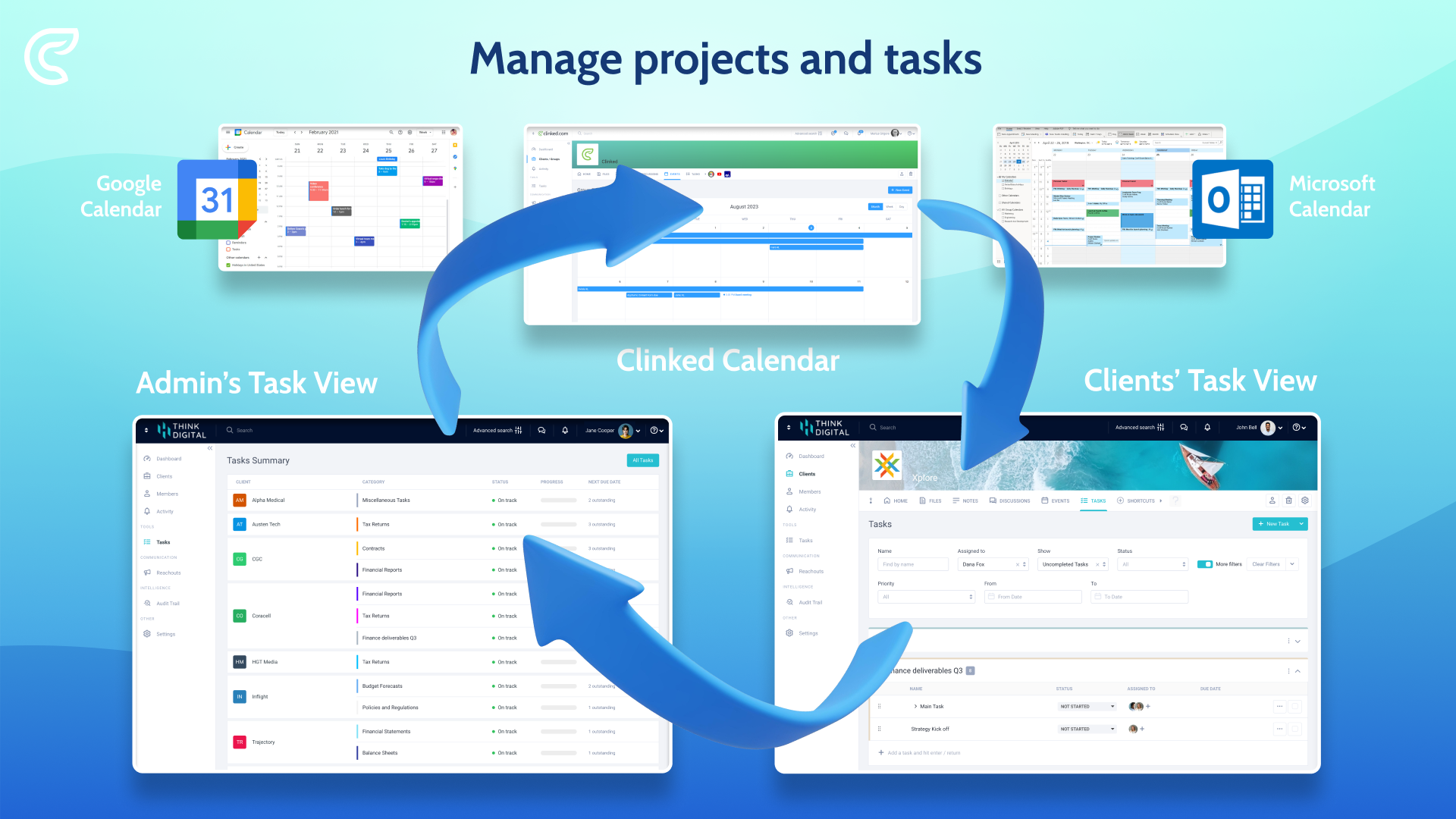 Project and task management tool