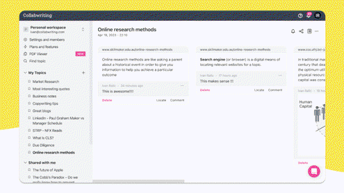 Collabwriting - Organize notes on webpages & PDFs | AppSumo