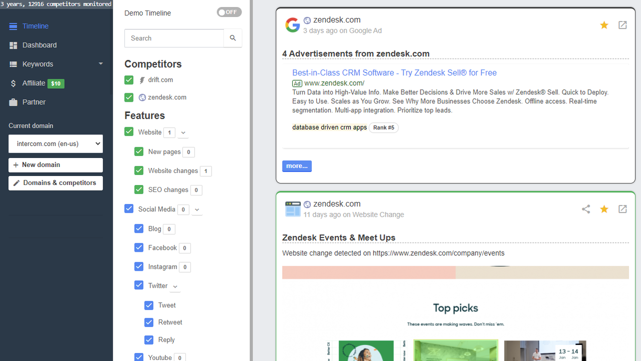 Competitors App