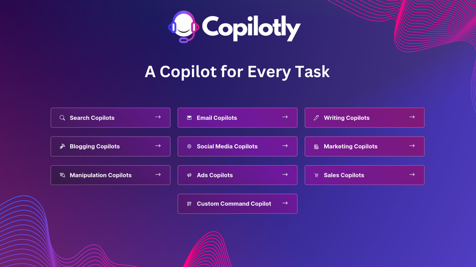 Copilotly - Access 50+ writing tools on any site | AppSumo