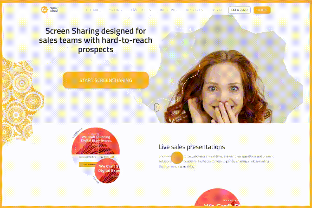 CrankWheel Screen share to any device instantly AppSumo
