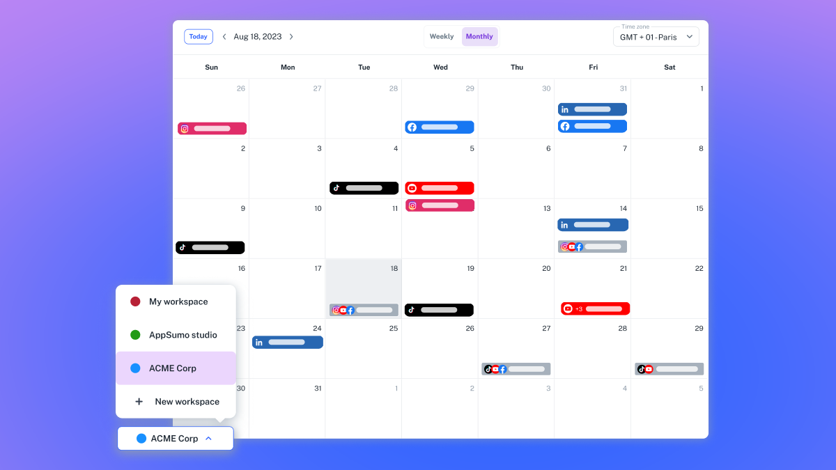 Visual calendar