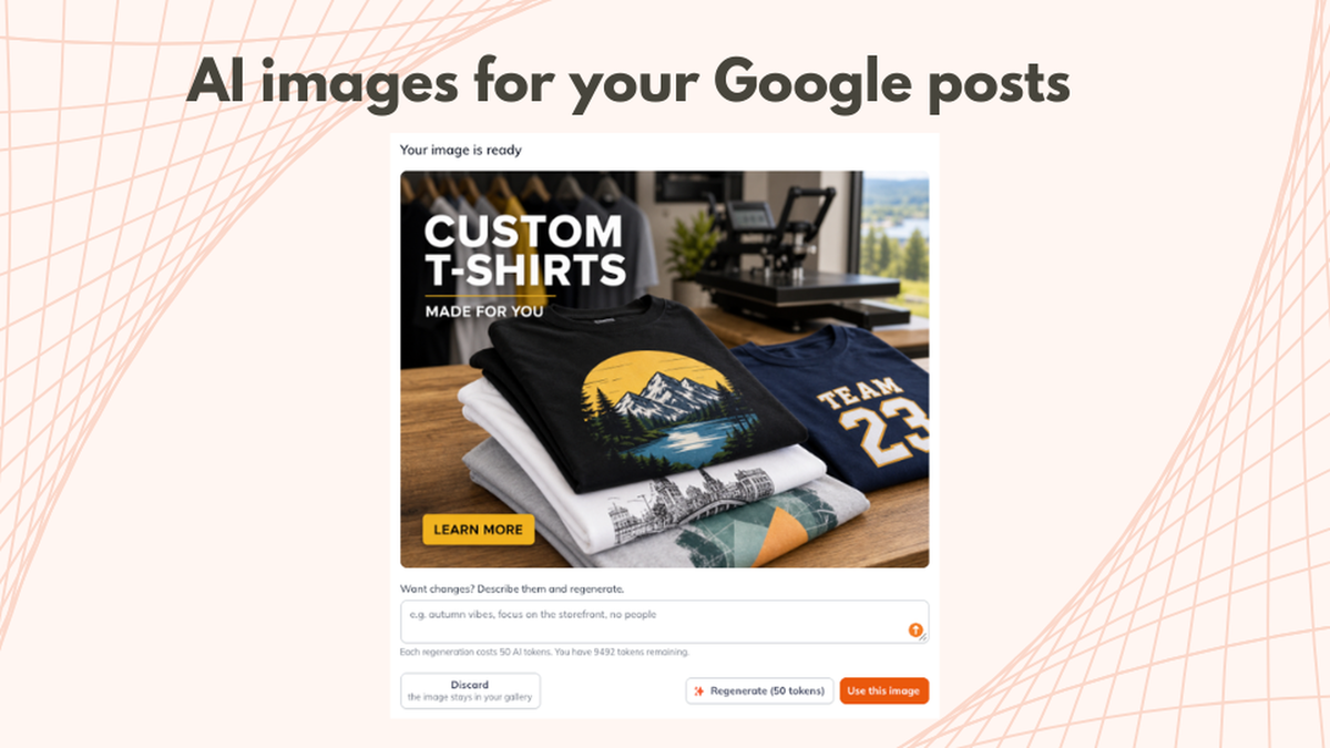 AI Images for your Google posts