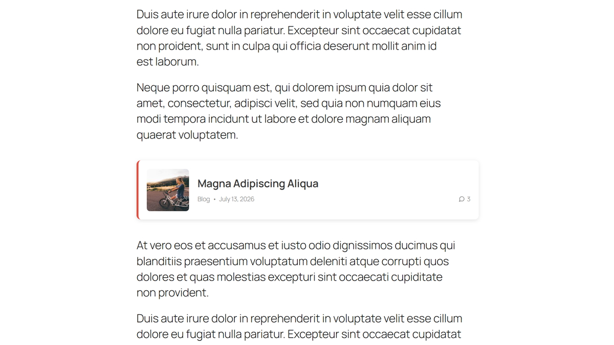 Help visitors discover more relevant content