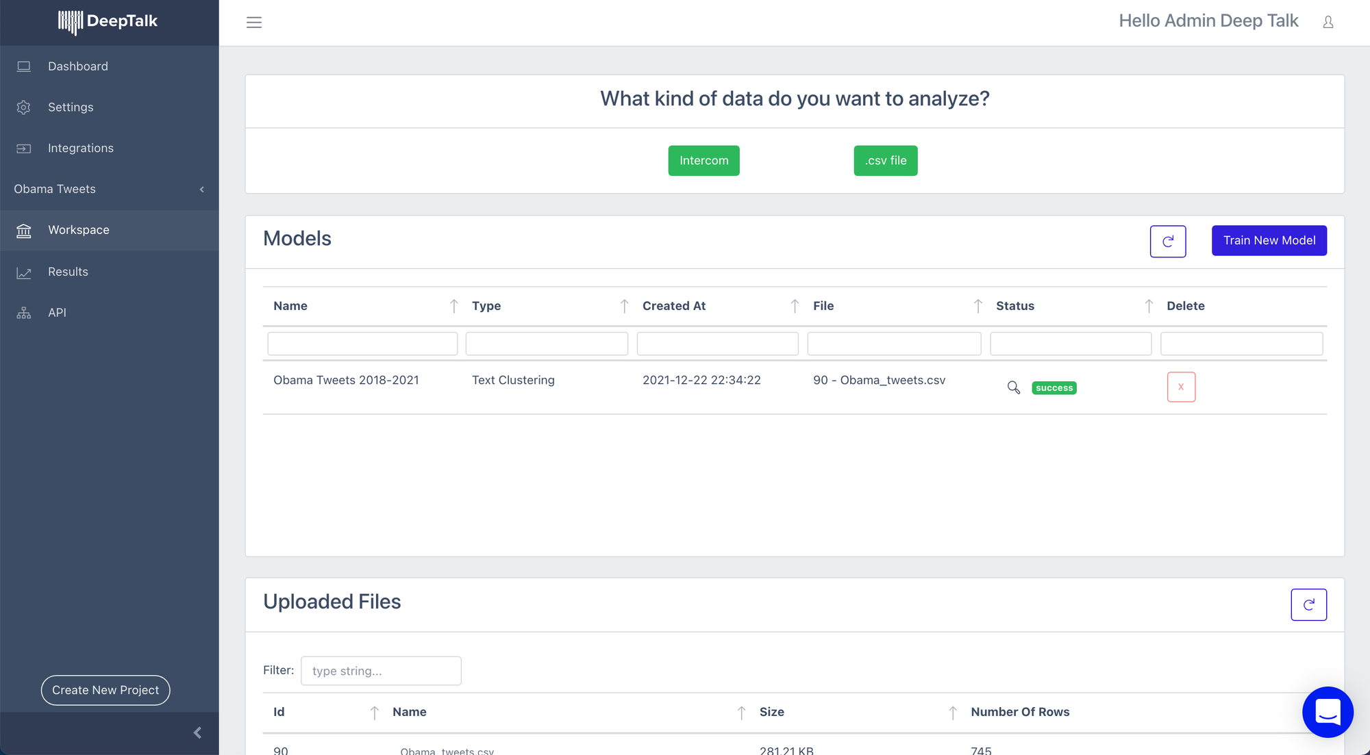 Data file analysis