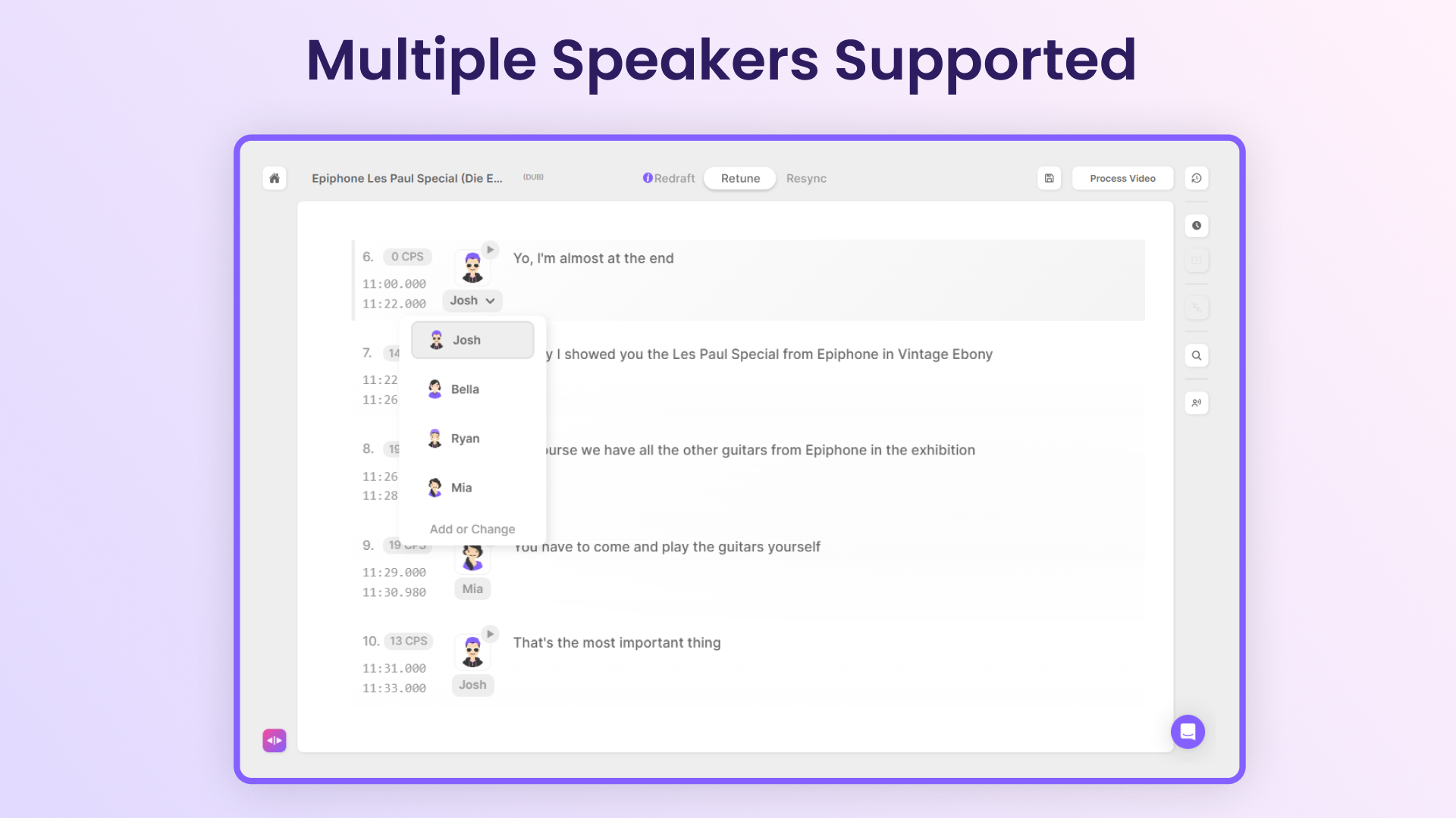 Multiple AI speakers