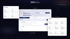 Animated NNEBriefing briefing builder: drag-and-drop field reordering, Add content and Add field panels, and AI suggestions — portal editor for agencies. thumbnail