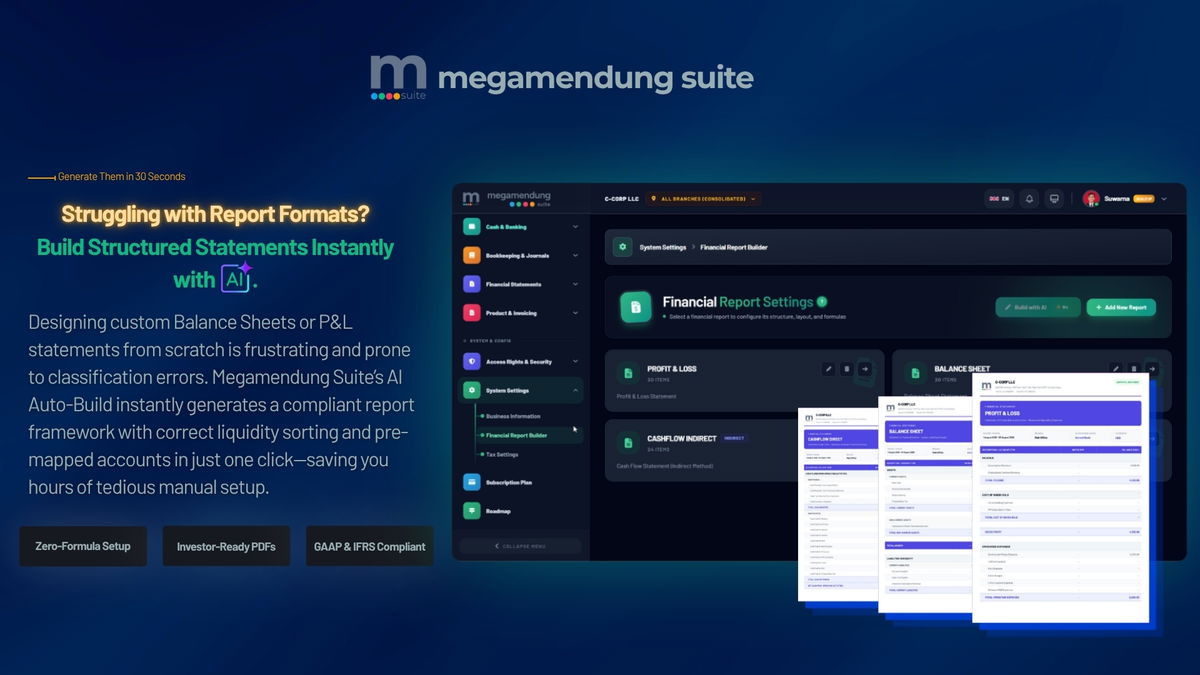 AI Financial Report Builder