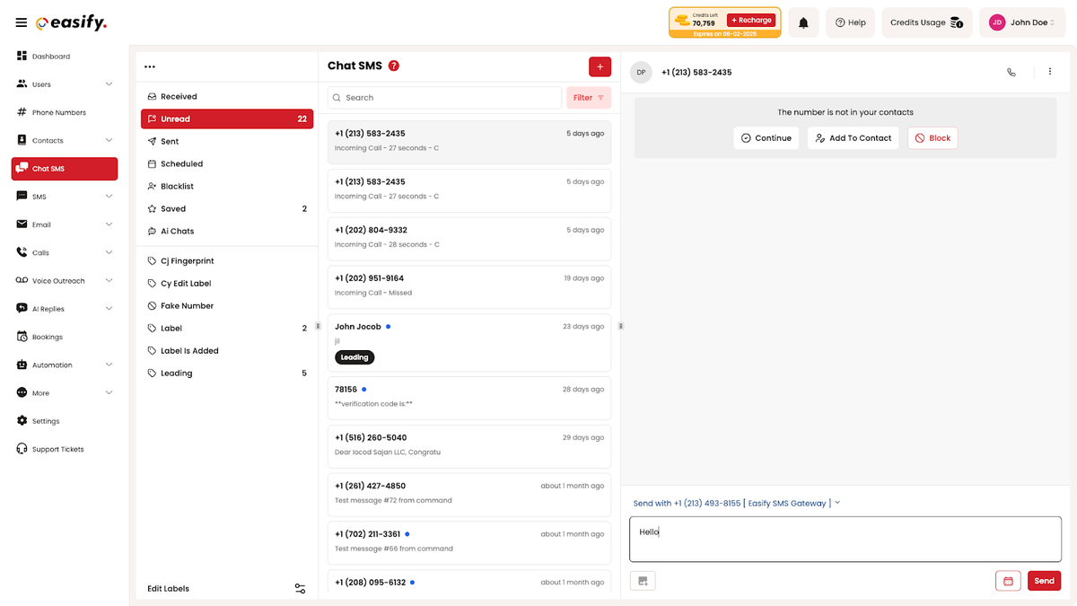Send compliant texts with AI