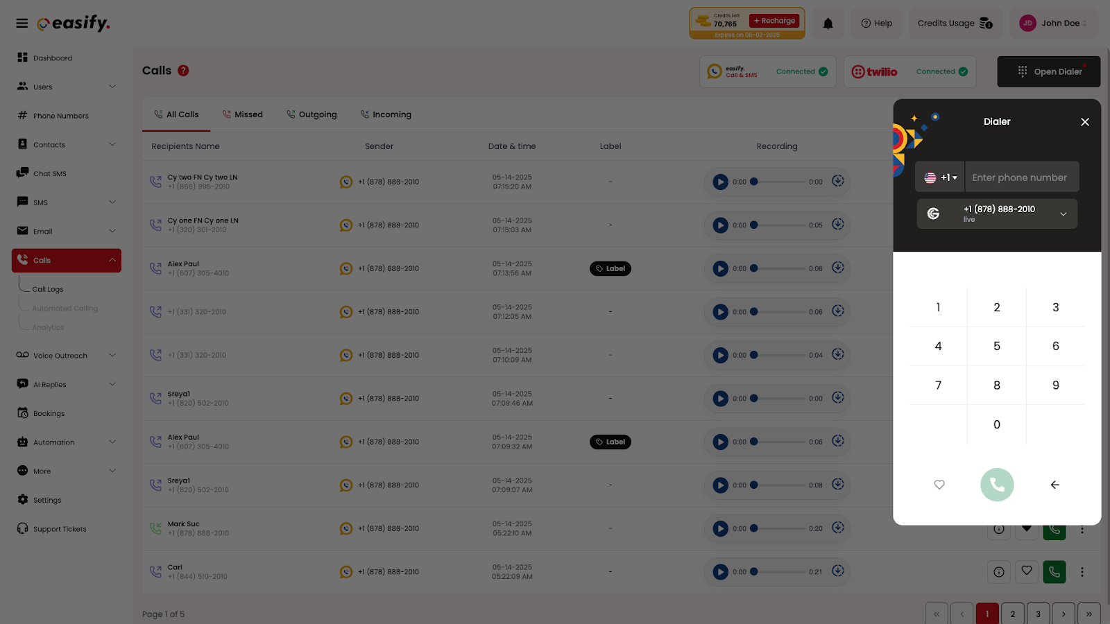 Auto-dialer