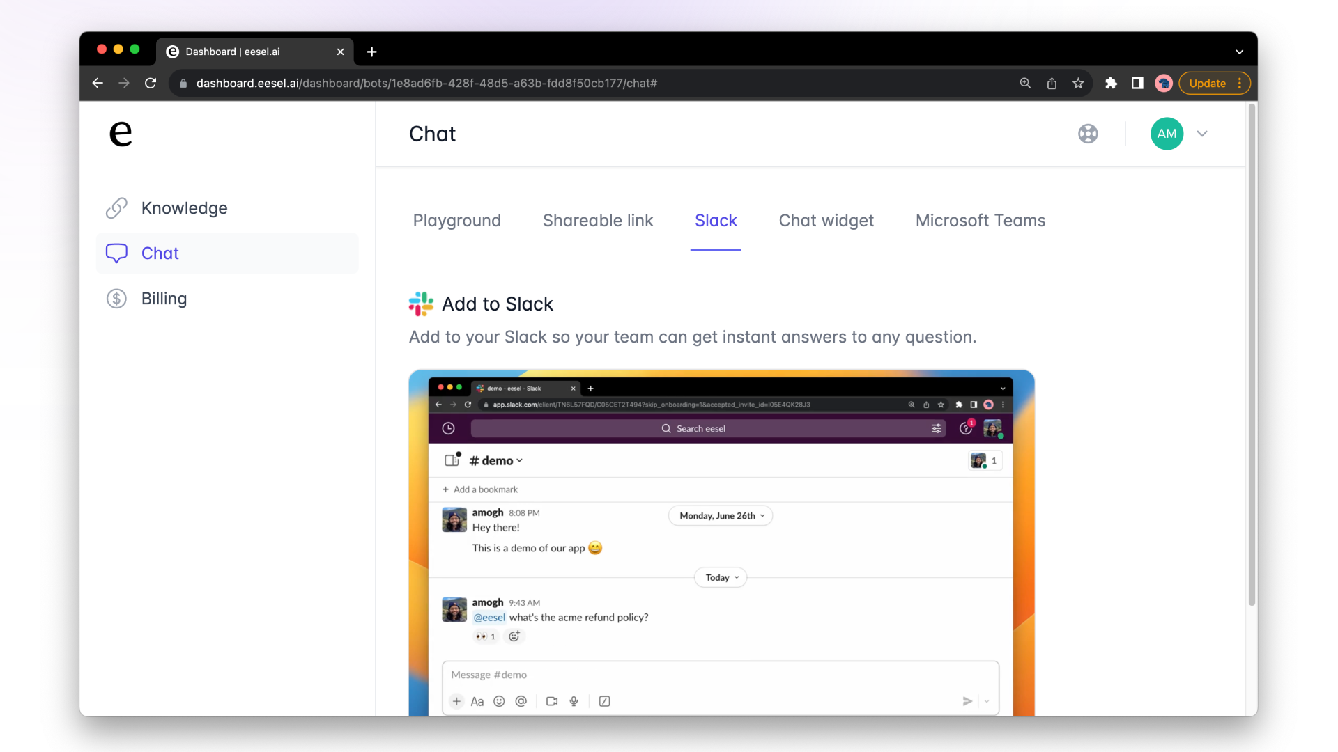 Slack Integration