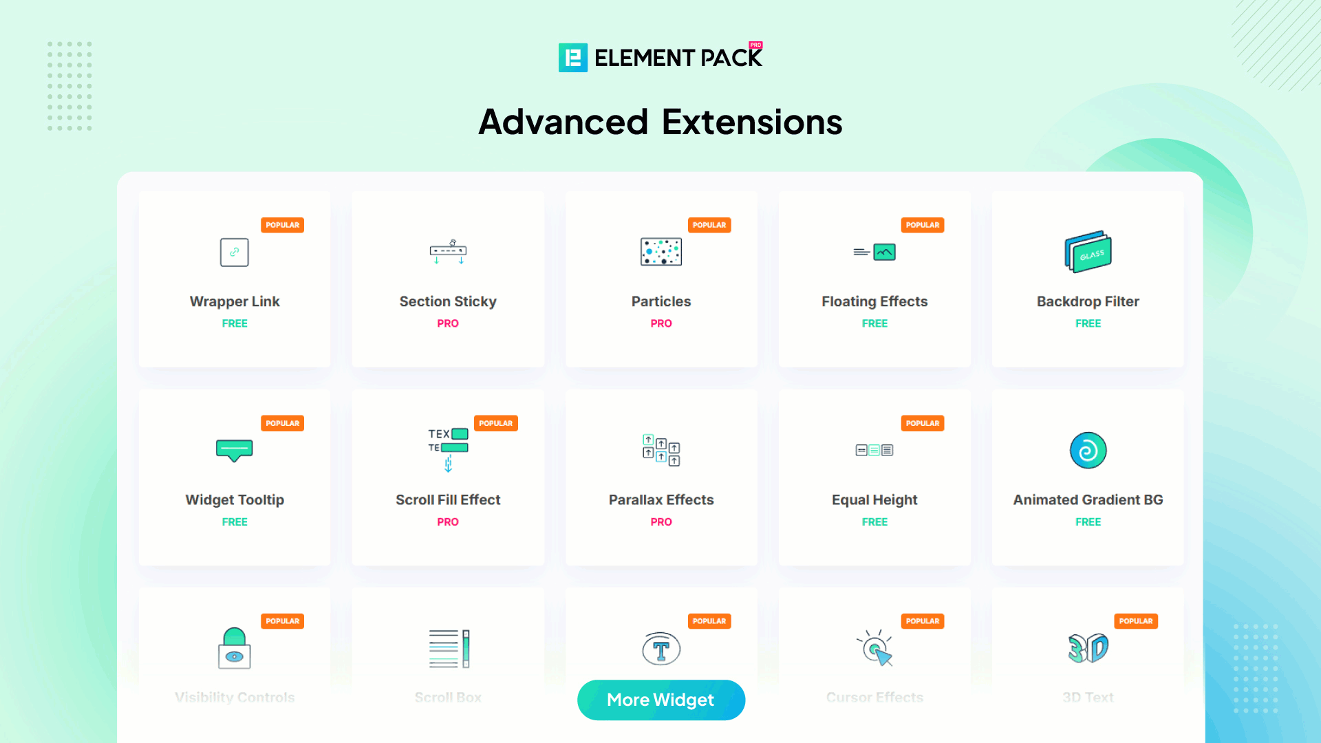Advanced extensions