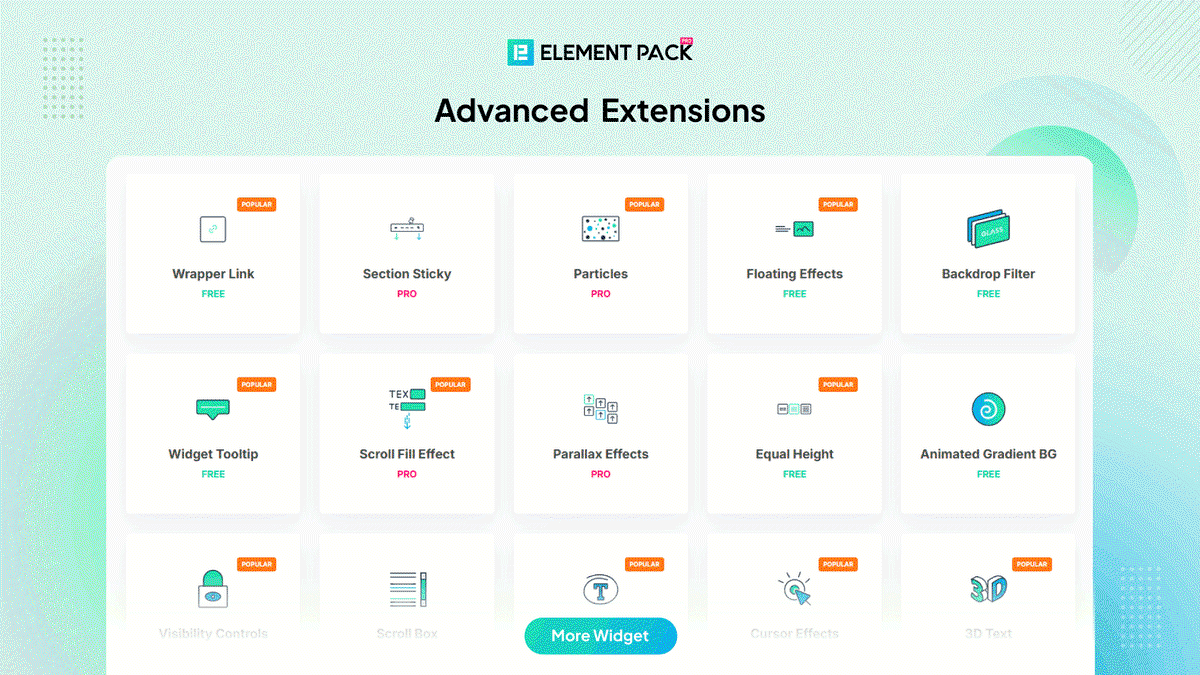 Advanced extensions for beginners