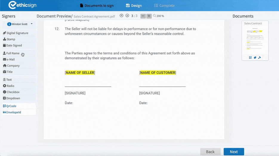 Ethicsign Send, sign, & store digital documents AppSumo