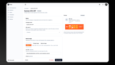 Firma's email campaign editor thumbnail