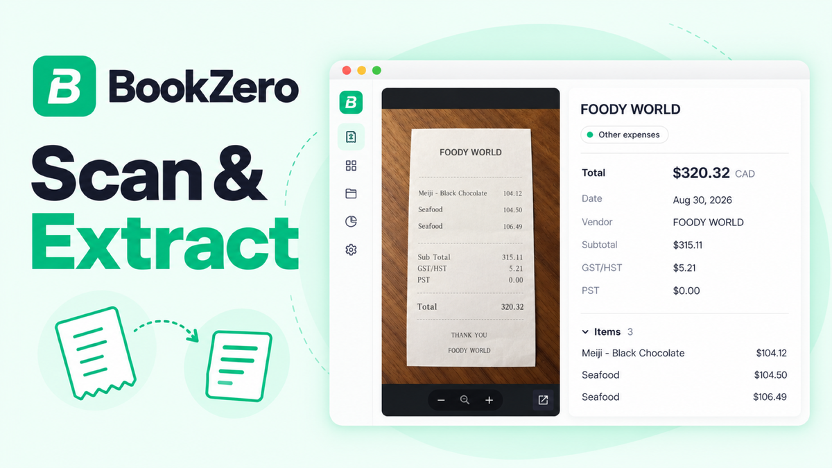 Capture receipts from your phone or Telegram