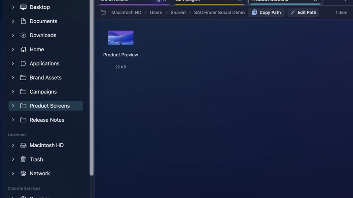 Tabs and sidebar