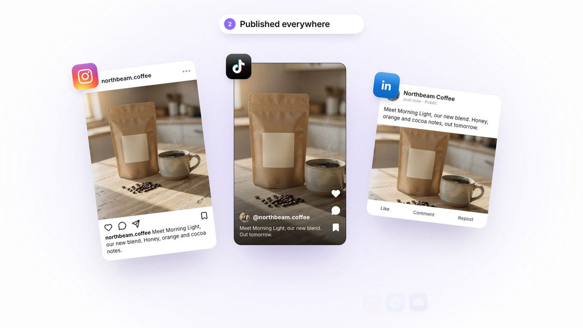 Post published on every network