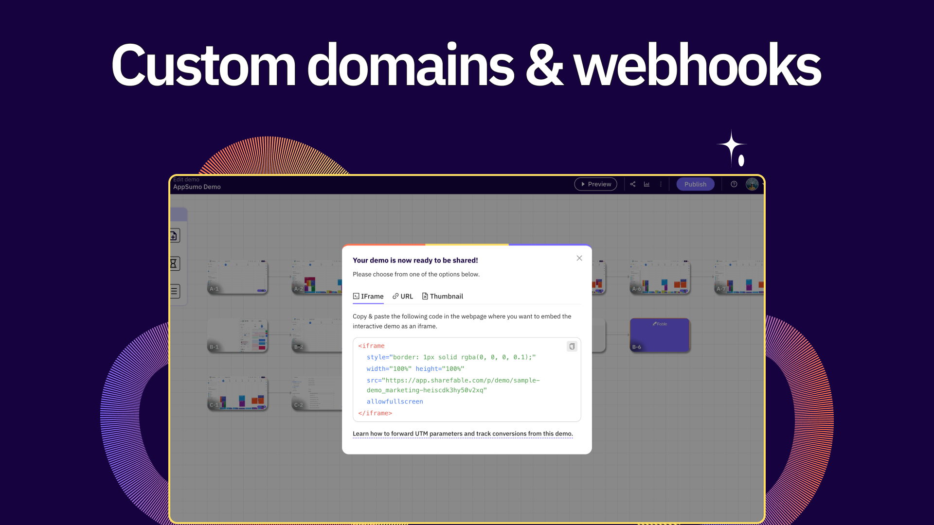 Custom domains and webhooks