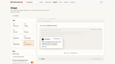 Floating popup widget builder thumbnail