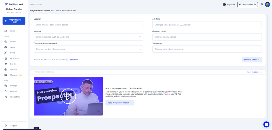 FindThatLead - Speed up sales prospecting | AppSumo