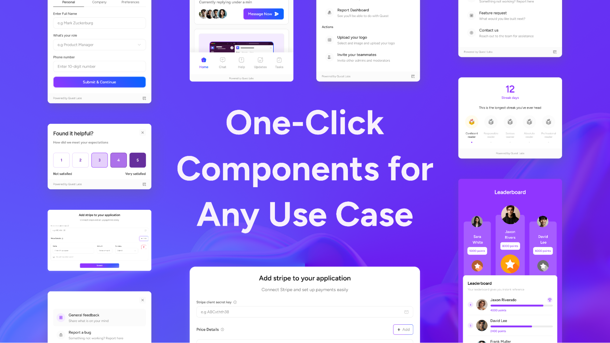 Customizable UI components