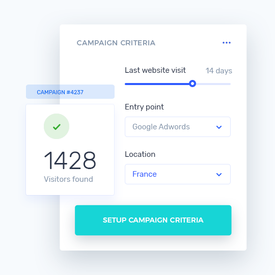 Turn website visitors into customers